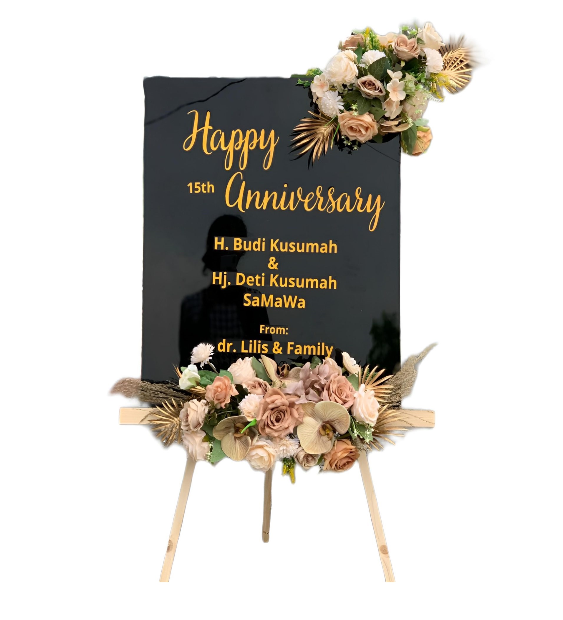 Papan Bunga Akrilik Surade