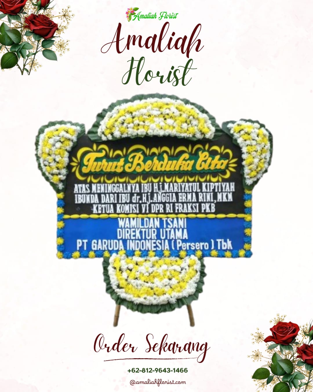 Papan Bunga Duka Surade